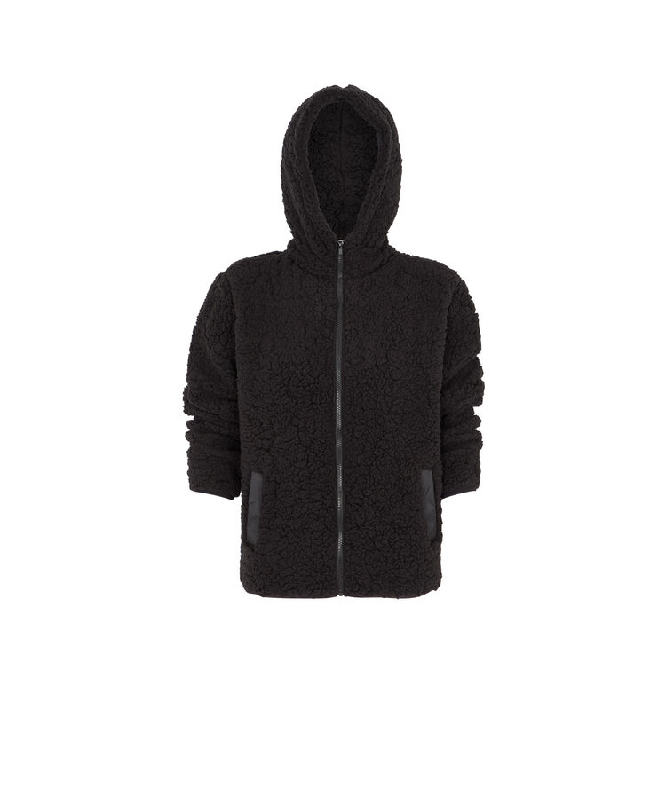 Sherpoliz zip fleece black.