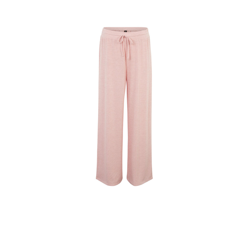Wide-leg trousers and drawstring - pink pink.