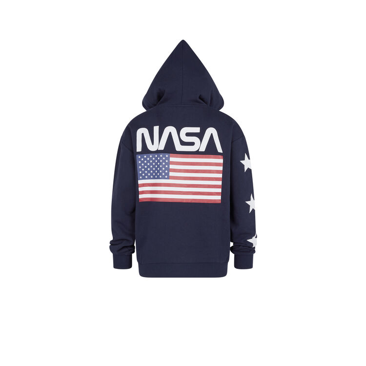 Blaues Sweatshirt Nasaetoiliz Blaues Sweatshirt Nasaetoiliz;