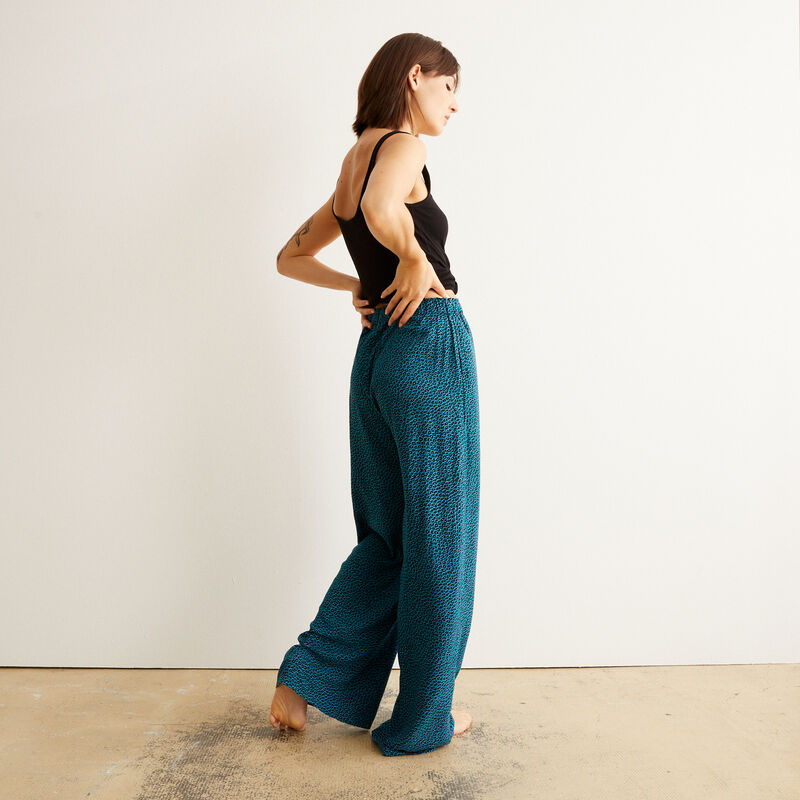 Animal print trousers - blue Animal print trousers - blue;