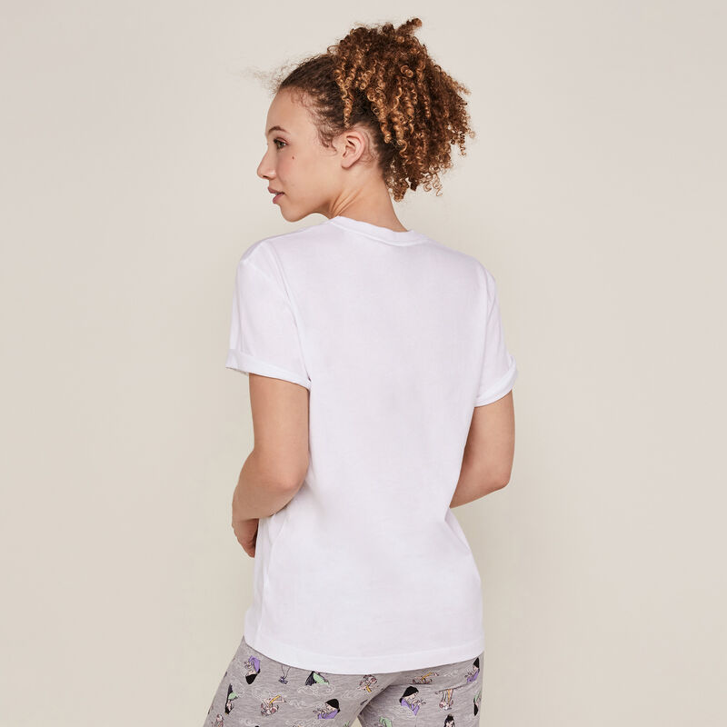 Mulan short-sleeved top - white Mulan short-sleeved top - white;