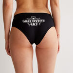 shorty with make cowboys cry message - black