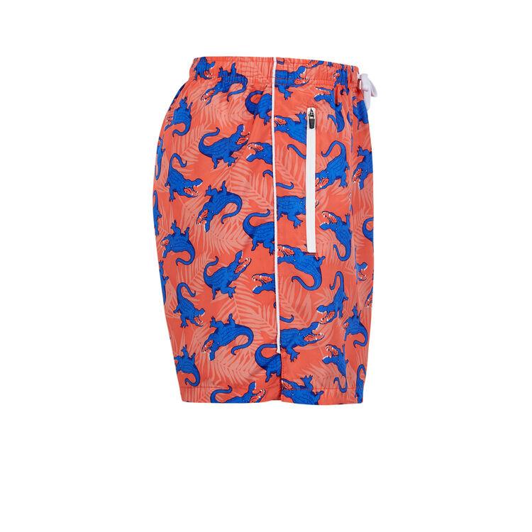 Crocodiliz coral swim shorts pink.