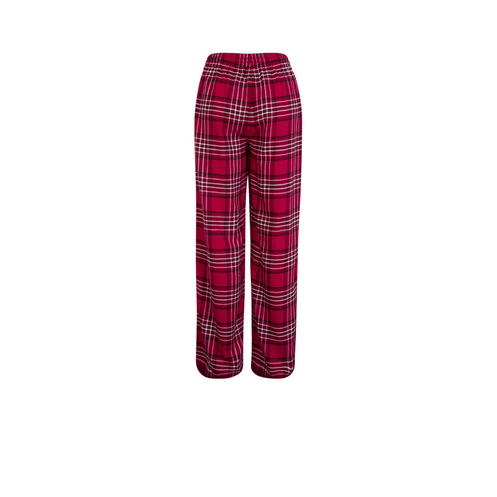 Checked trousers - red red.