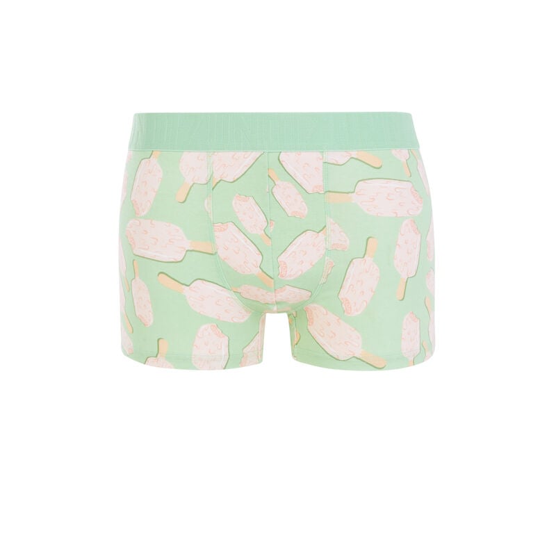 Icecream print cotton boxers - mint green Icecream print cotton boxers - mint green;