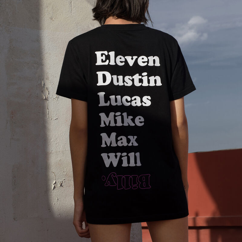 Stranger Things print nightshirt - black Stranger Things print nightshirt - black;
