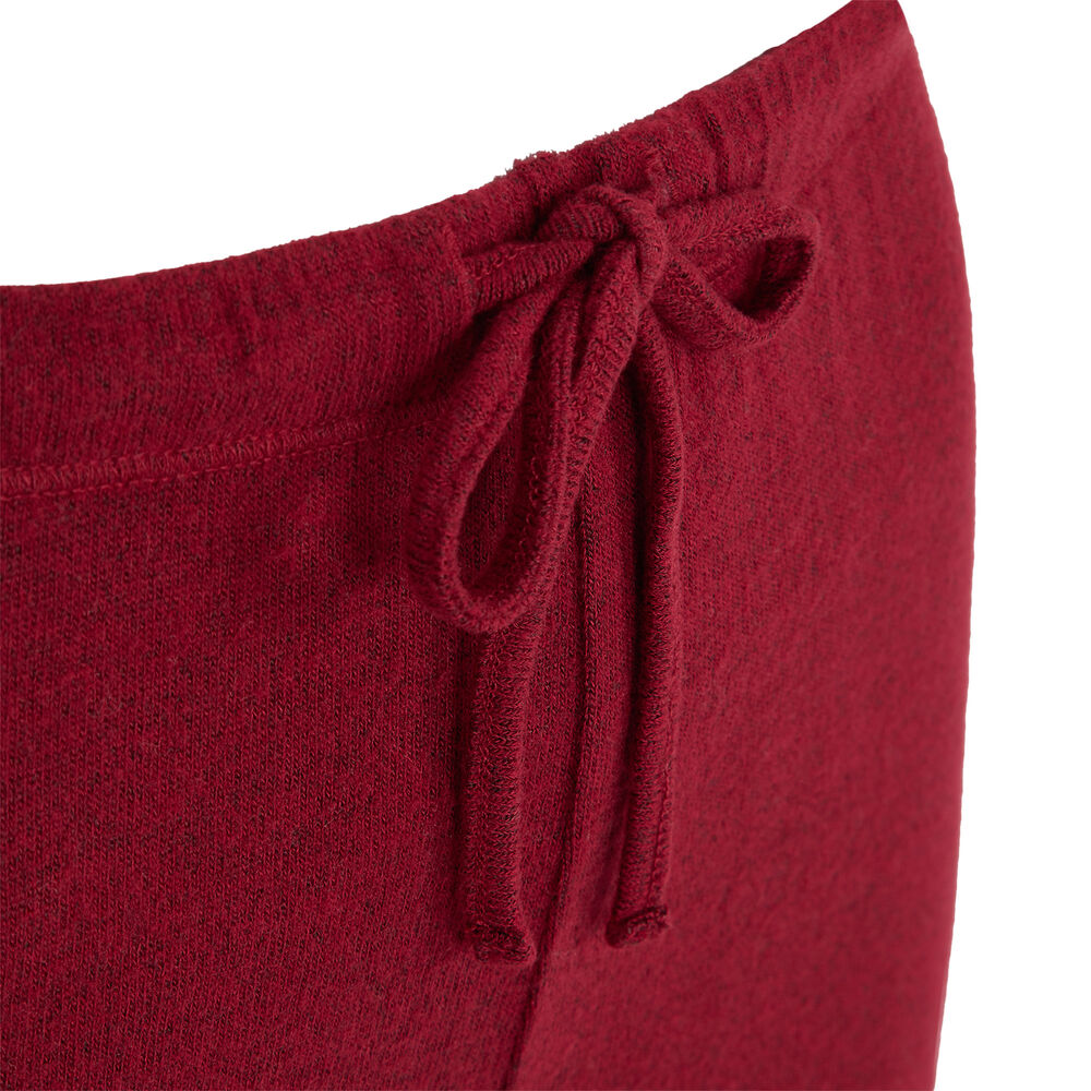 Quodiz brushed fleece pants burgundy.