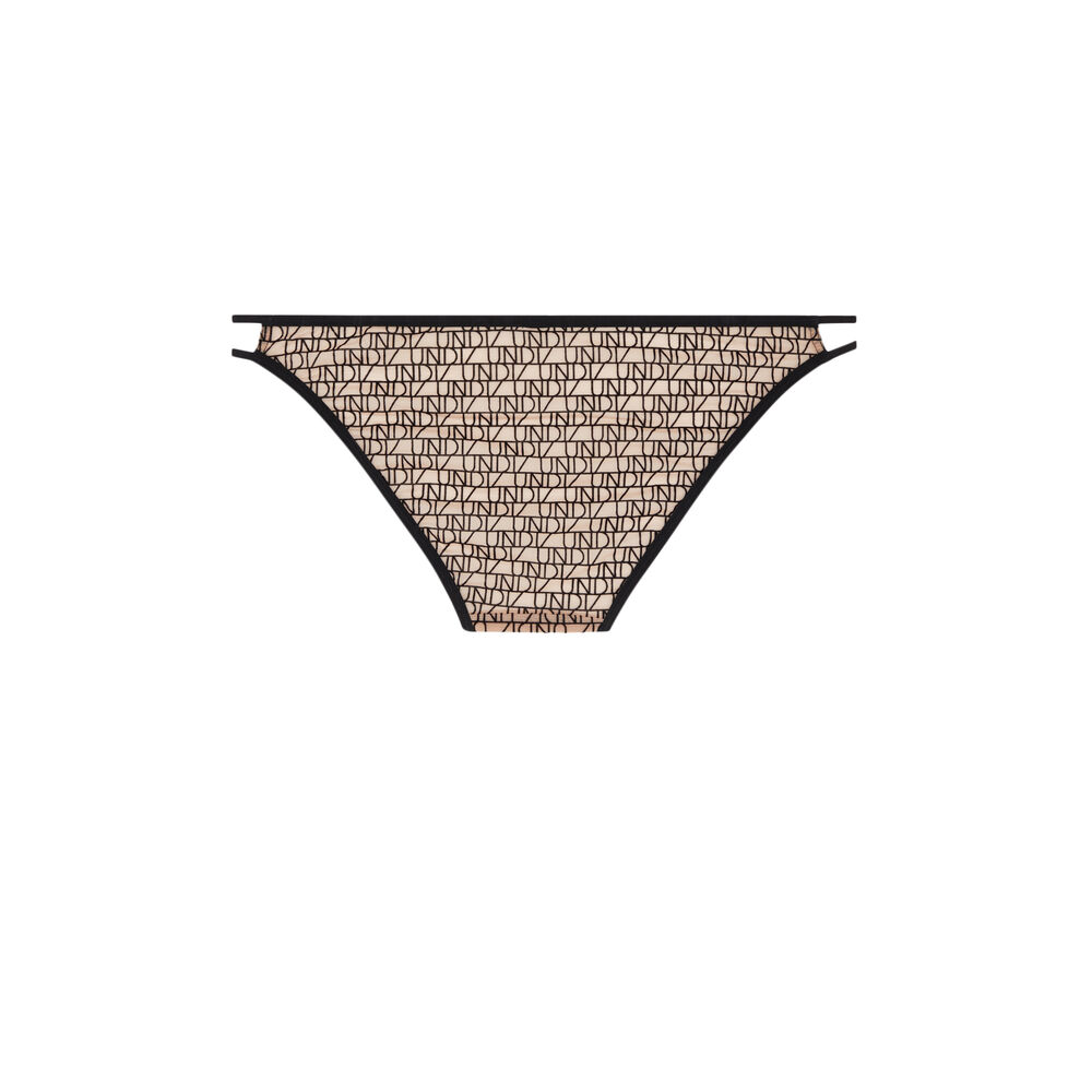 Culotte tulle floqué eliziz beige.