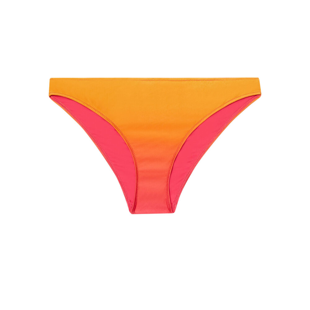 Bikini briefs with sunset gradient - pink pink.