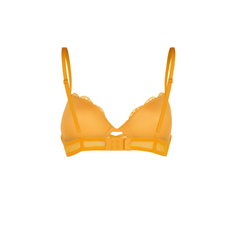 Biustonosz push-up szafranowy everydayiz orange.