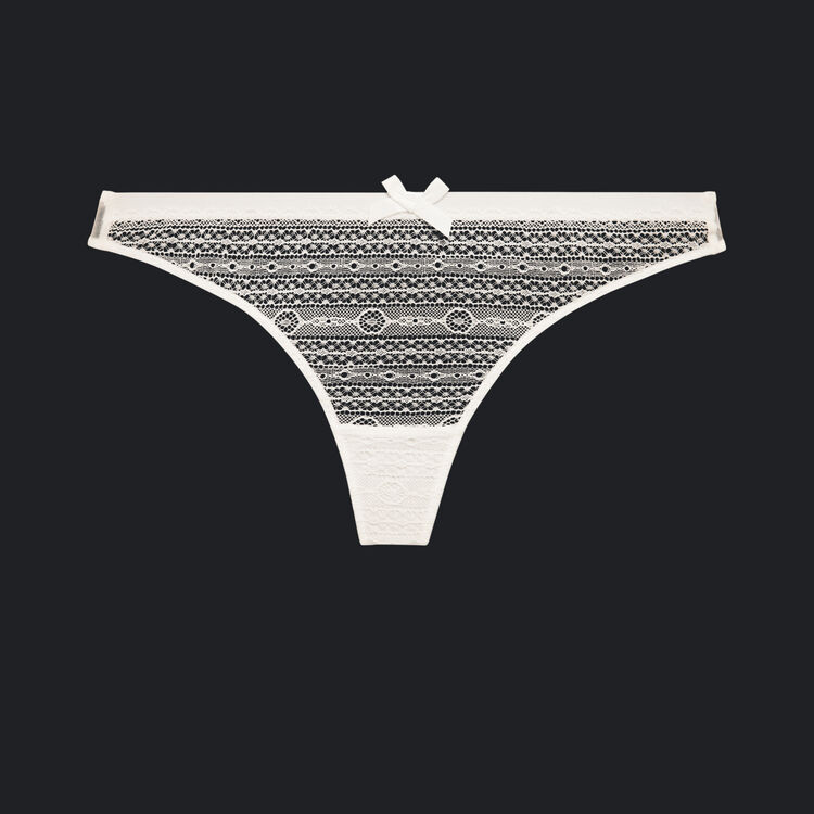 New voltiz white thong white.