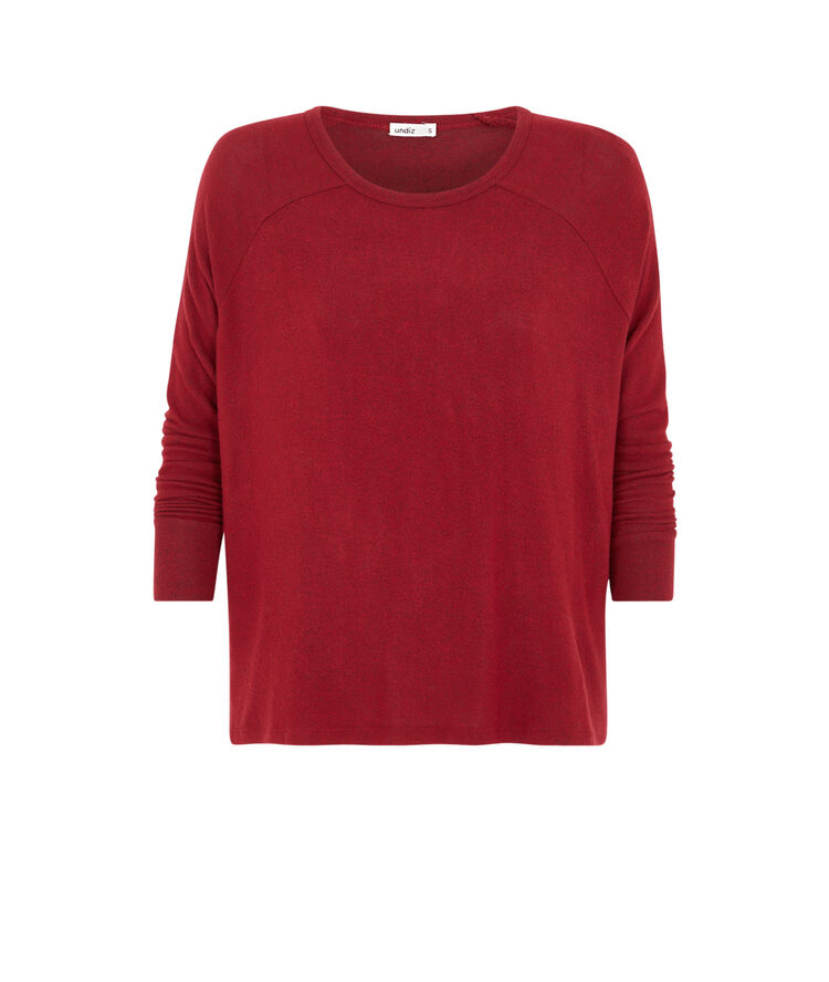 Carryiz long sleeve top burgundy.