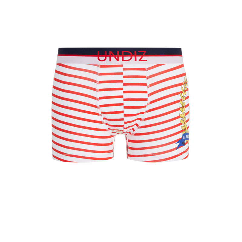 Stripy cotton boxers - red Stripy cotton boxers - red;