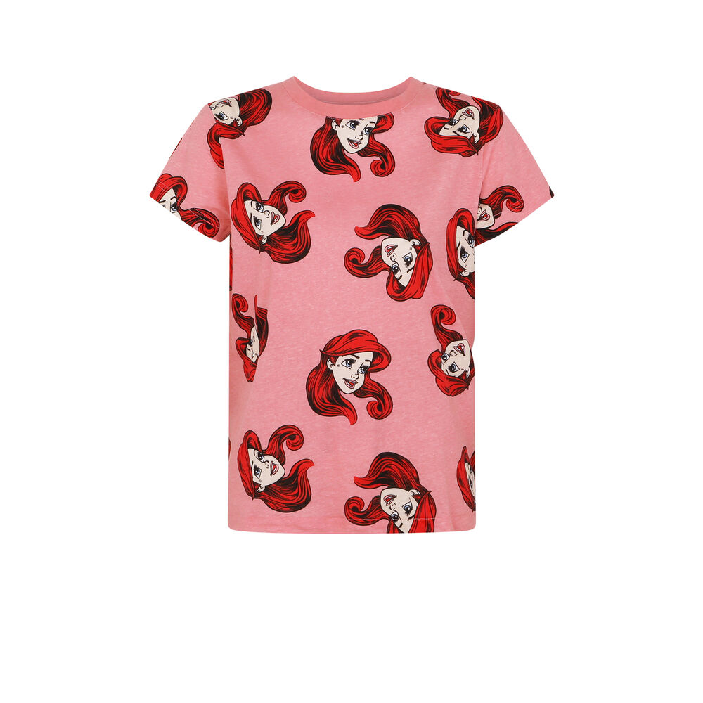 Little mermaid patterned top - pink pink.