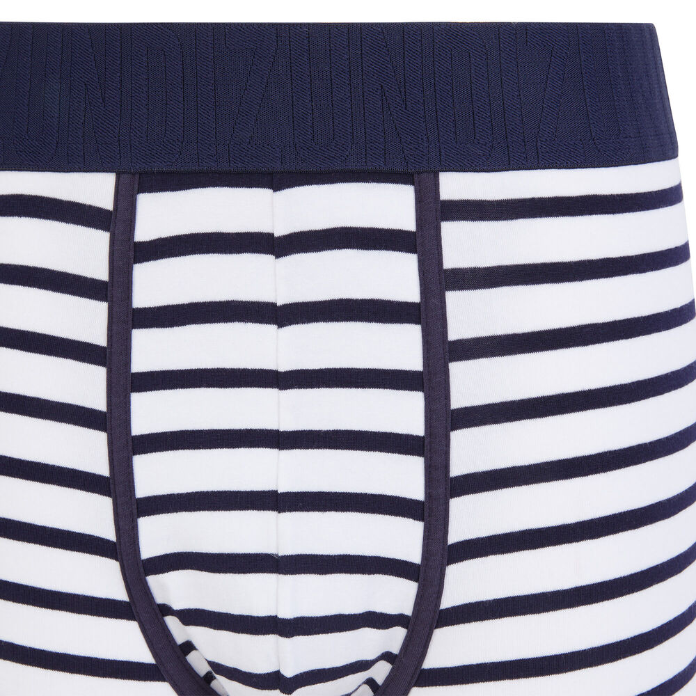 Striped boxers - white white.