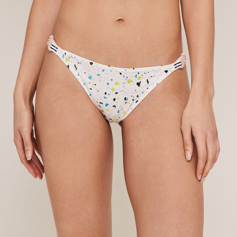 Cotton briefs with clips - white Cotton briefs with clips - white;