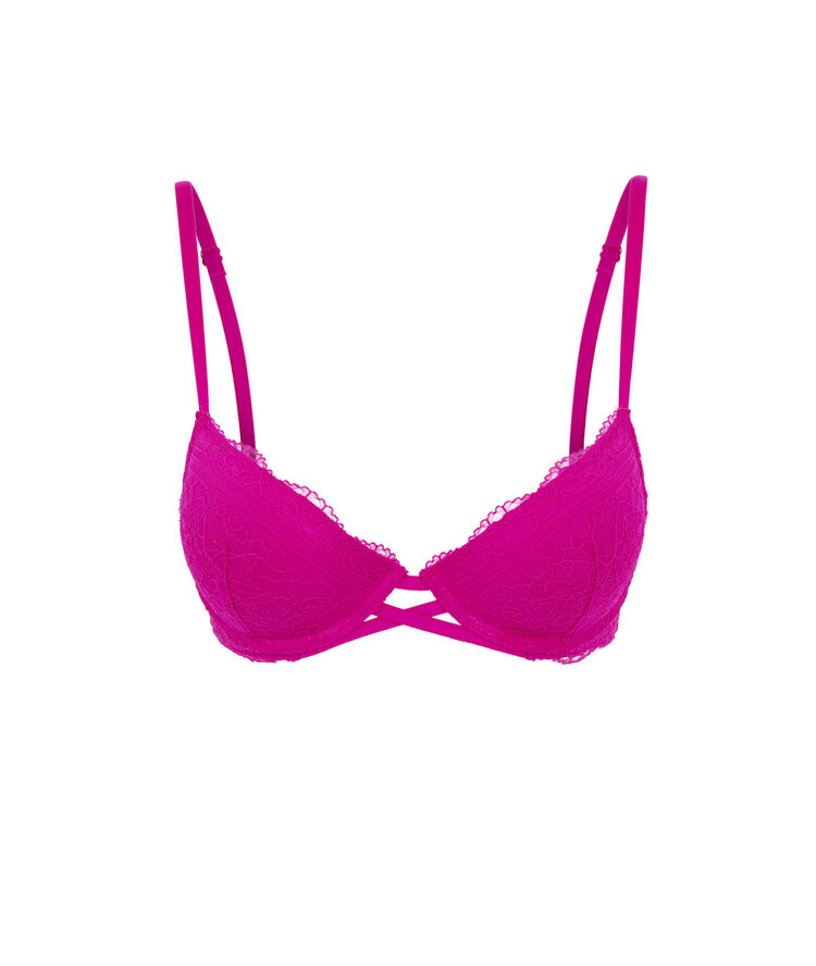 Everydayiz push-up lace bra fuschia.