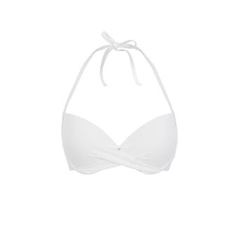 Twistiz white push-up top white.