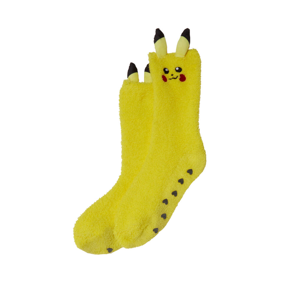 Pikachu socks - yellow yellow.