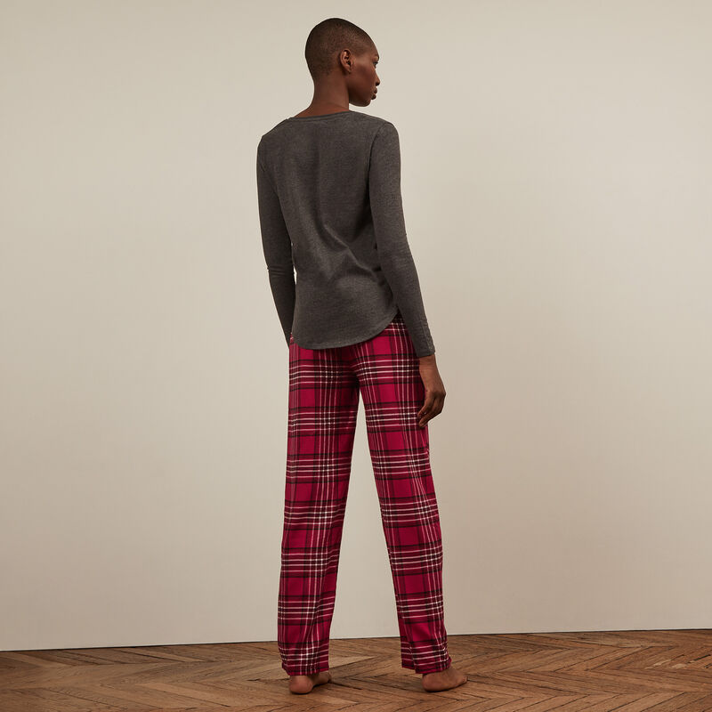 Checked trousers - red Checked trousers - red;