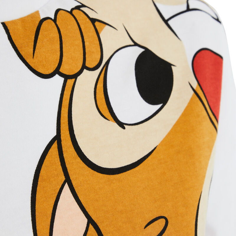 Tunika z krótkim rękawem z nadrukiem chip 'n dale tatiz biały.