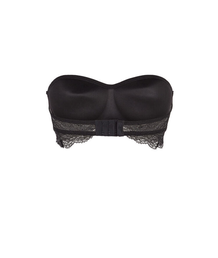 Everydayiz black bandeau bra black.