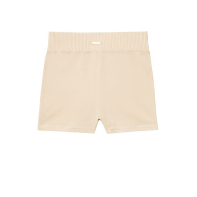 Jersey cycling shorts - beige;