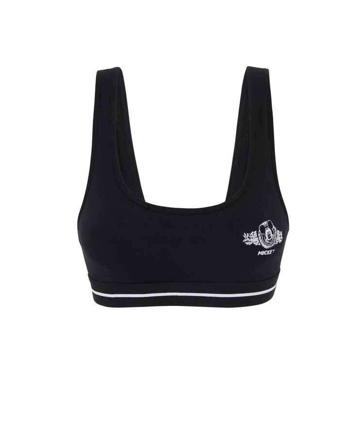 Versamickiz licensed mickey jersey bra black.