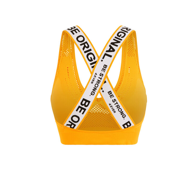 Activiz seamless sport bra yellow.