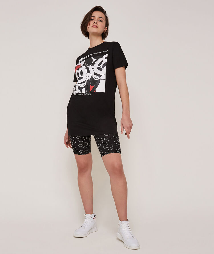Mickeybookiz tunic with mickey mouse trademark black.