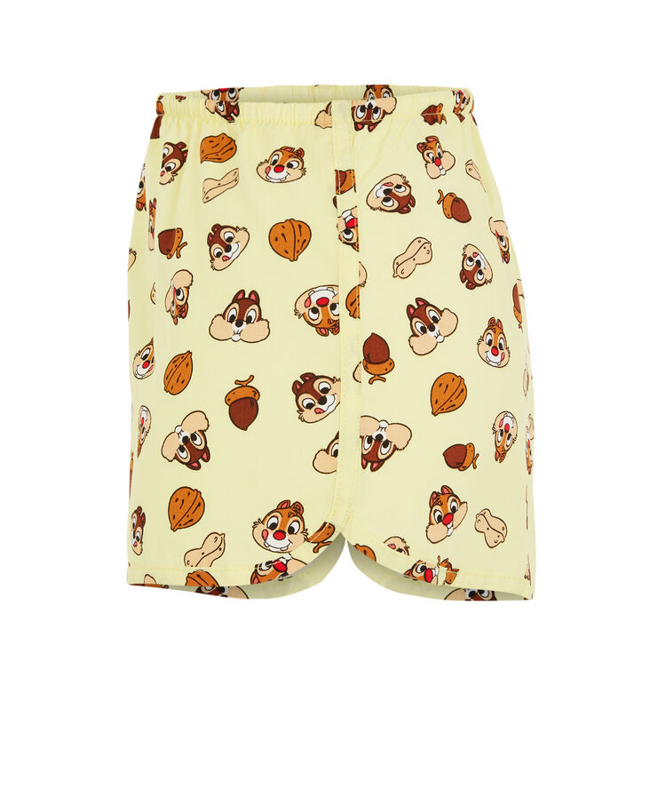 Chip 'n' dale print shorts - yellow yellow.
