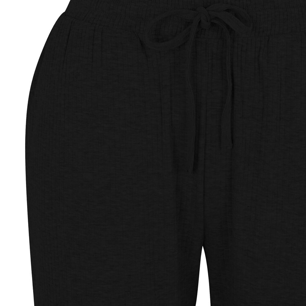 Jersey trousers - black black.