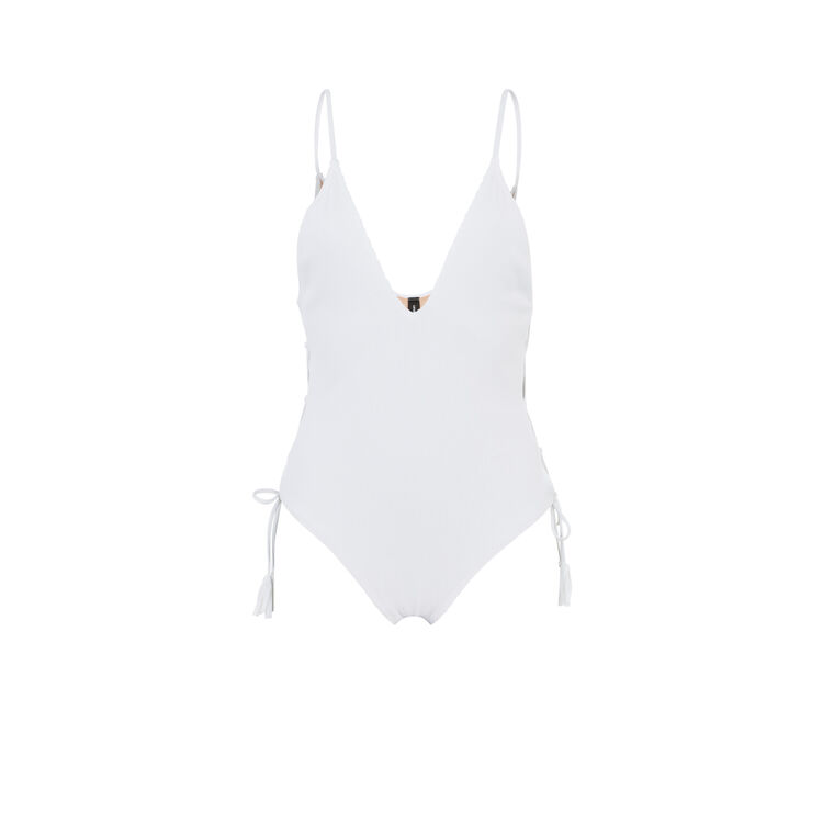 Naufragiz white one-piece swimsuit Naufragiz white one-piece swimsuit;