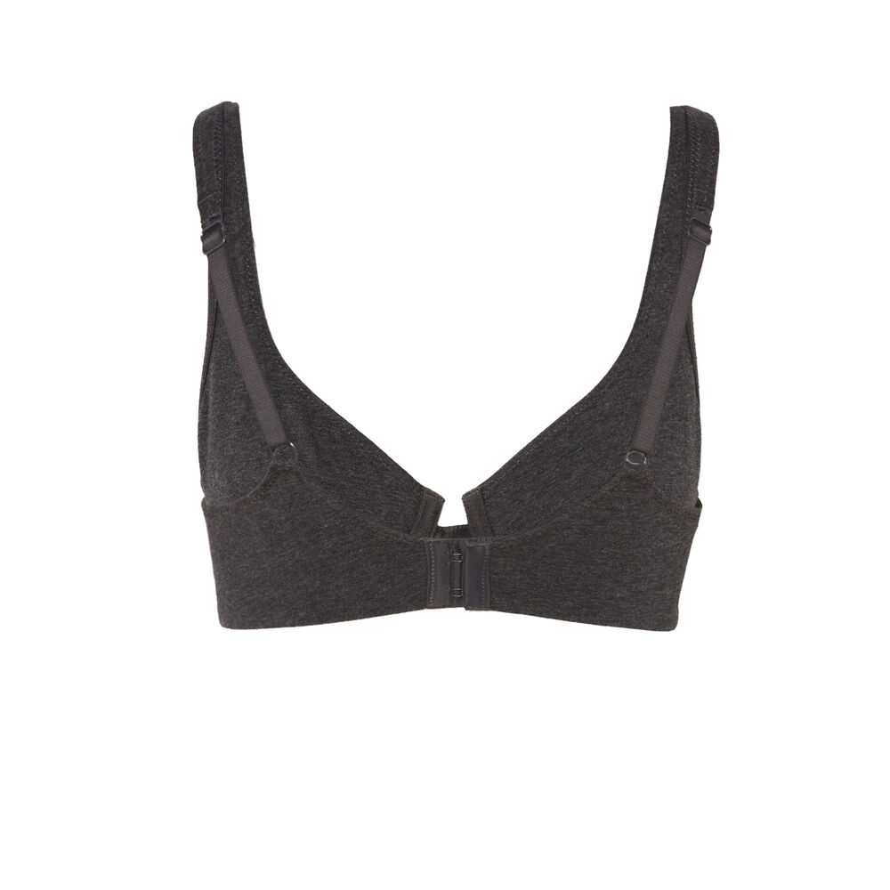 Wecare slogan bralette - grey grey.
