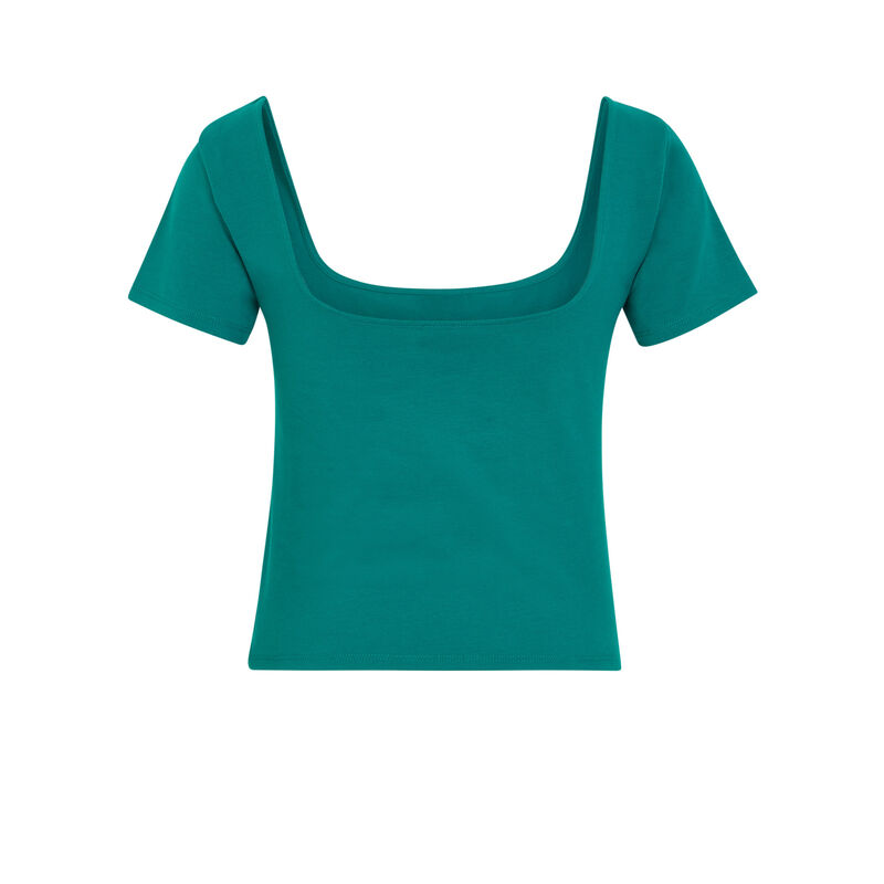 Square neck top - green Square neck top - green;