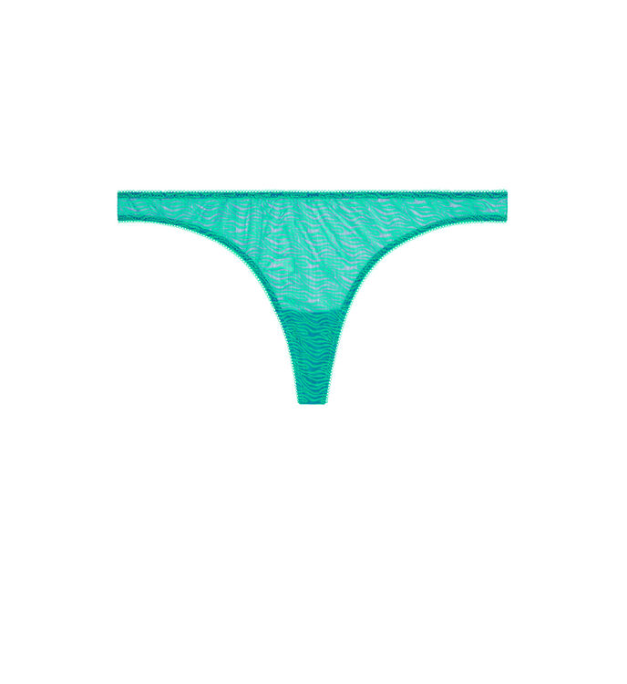 Ritualiz tulle thong turquoise.