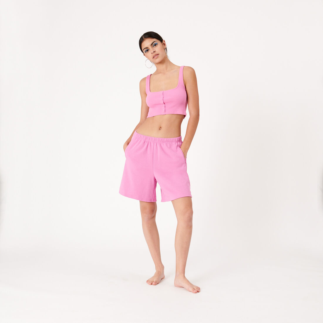 bralette top - marshmallow;