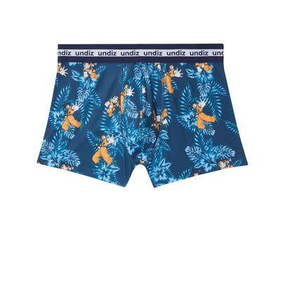 patterned boxers - blue;
