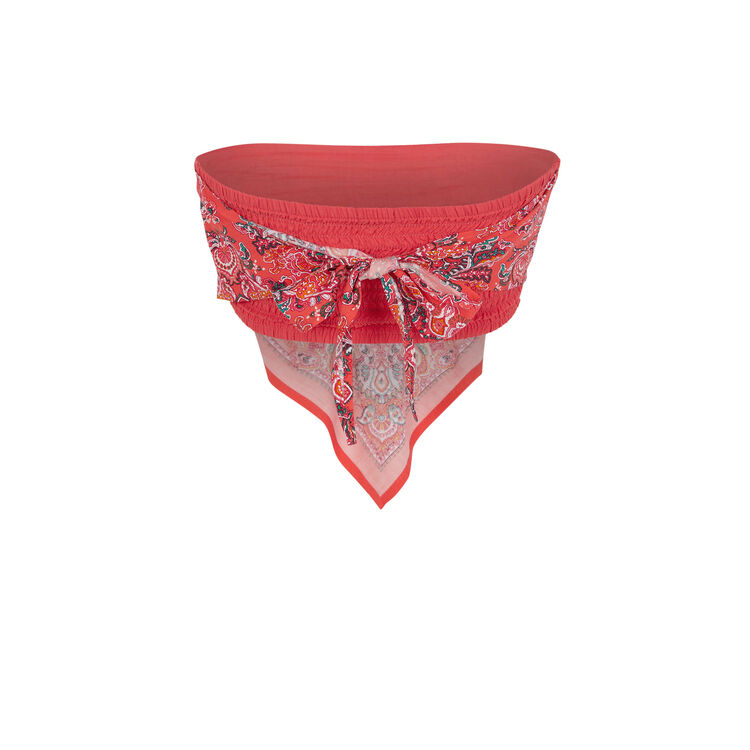 Koralowy top bandeau bohemianiz Koralowy top bandeau bohemianiz;