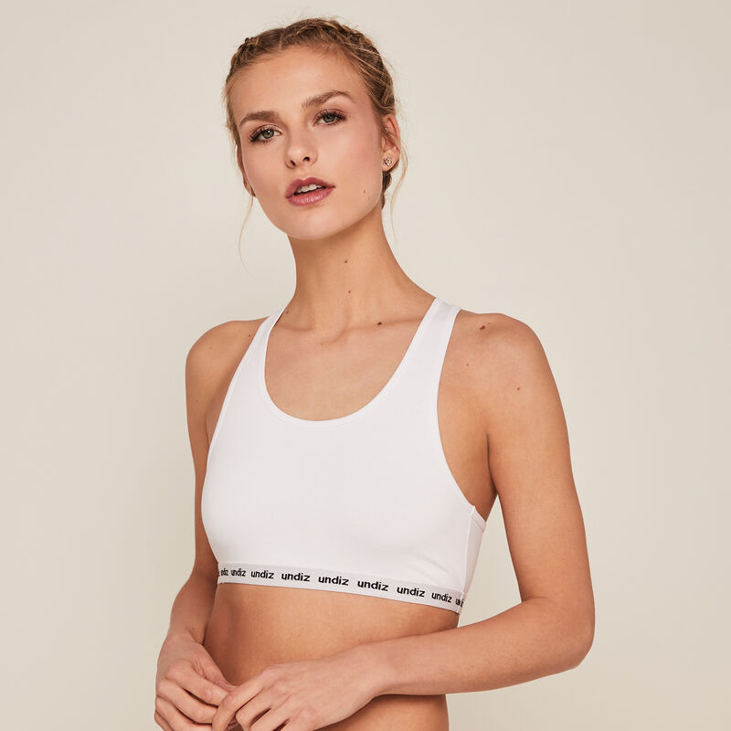 Cotton bra - white Cotton bra - white;