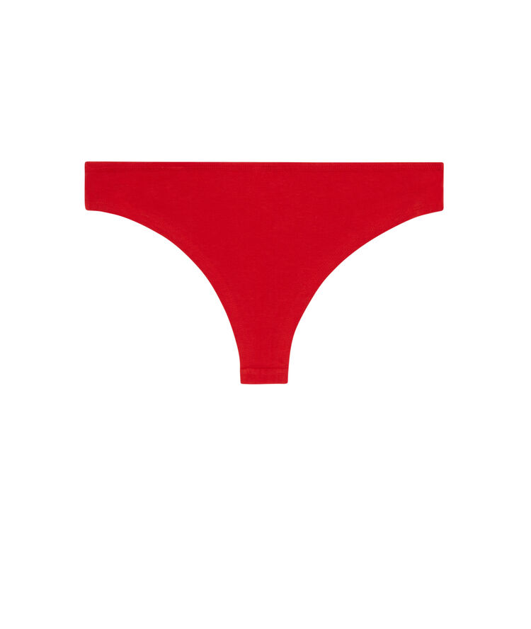 Casa de papel cotton tanga - red red.