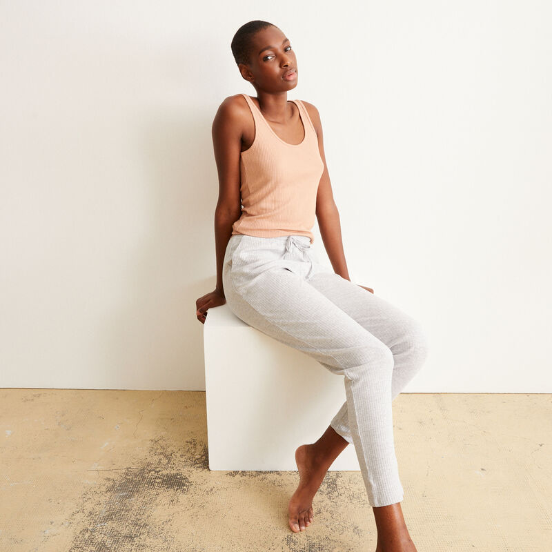 Plain jersey tank top - powder pink Plain jersey tank top - powder pink;