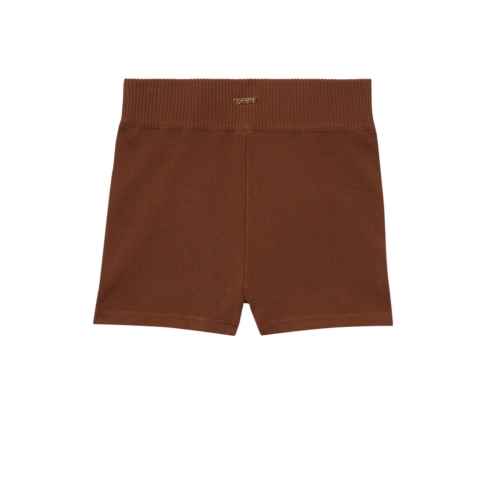 Jersey cycling shorts - brown brown.
