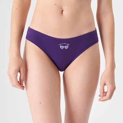pack of 3 mood knickers - violet;