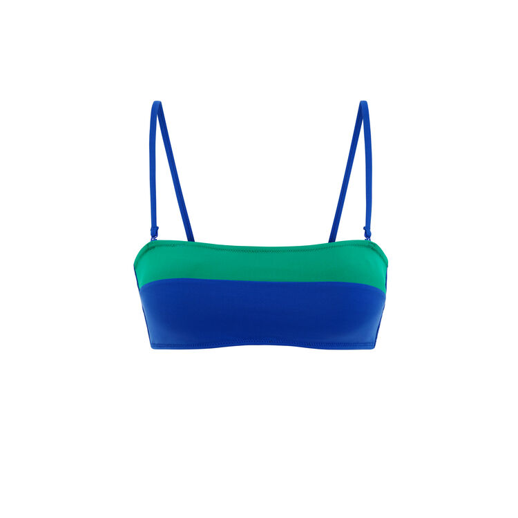Smaragdgrünes Bandeau-Oberteil Colorsurfiz Smaragdgrünes Bandeau-Oberteil Colorsurfiz;