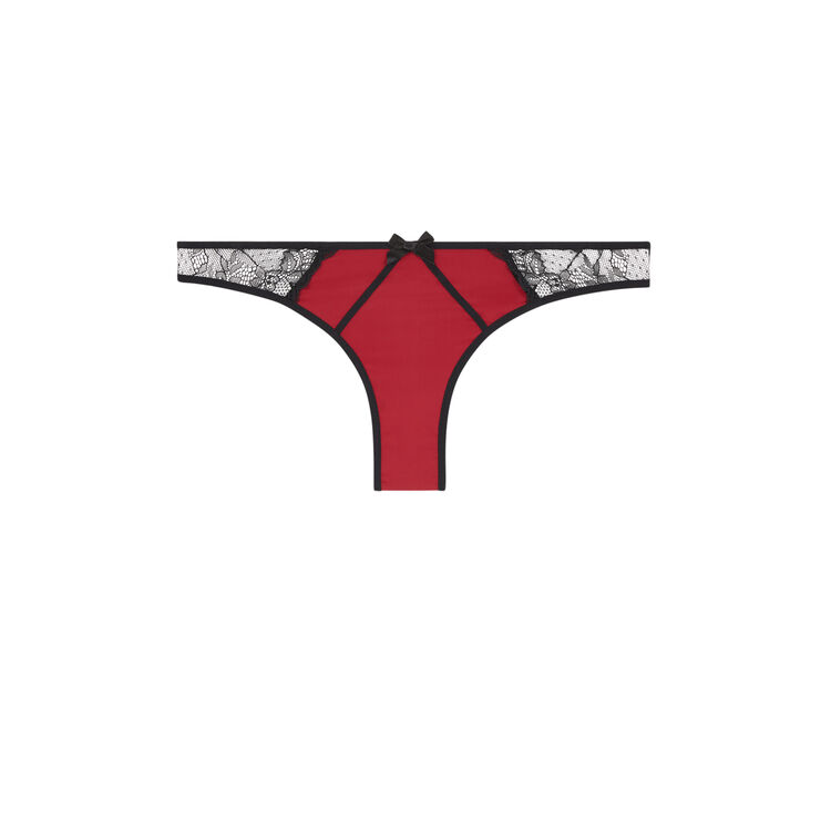 Tanga aus spitze new princiz korallenrot.