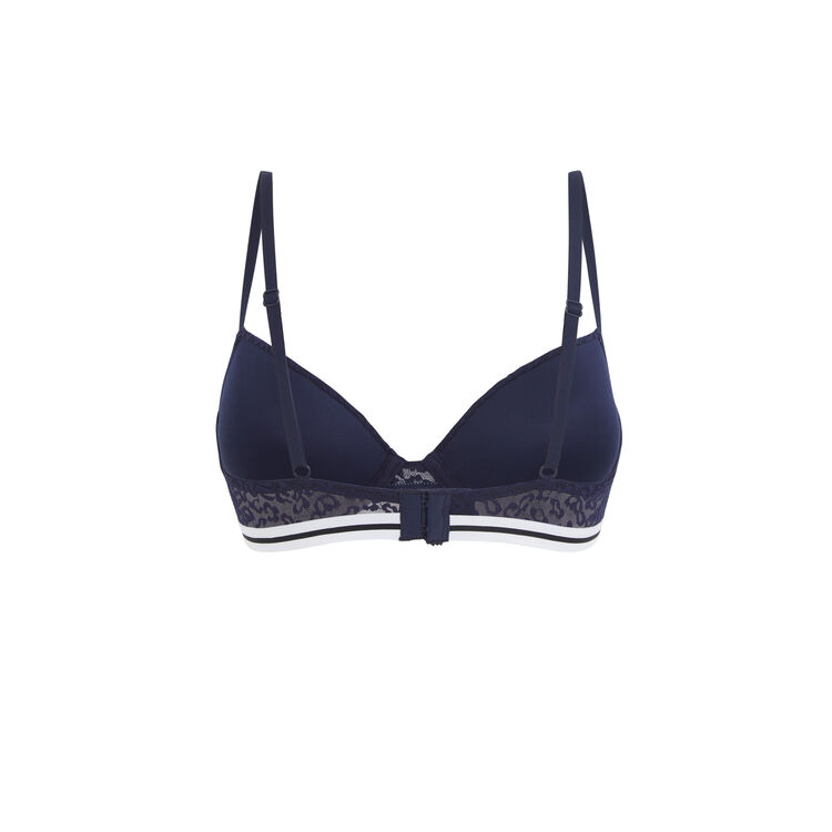 Secretiz leopiz navy blue padded bra blue.