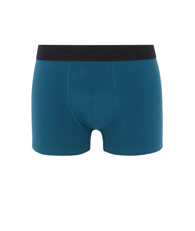 Cotton boxers with slogan - duck-egg blue duck-egg blue.