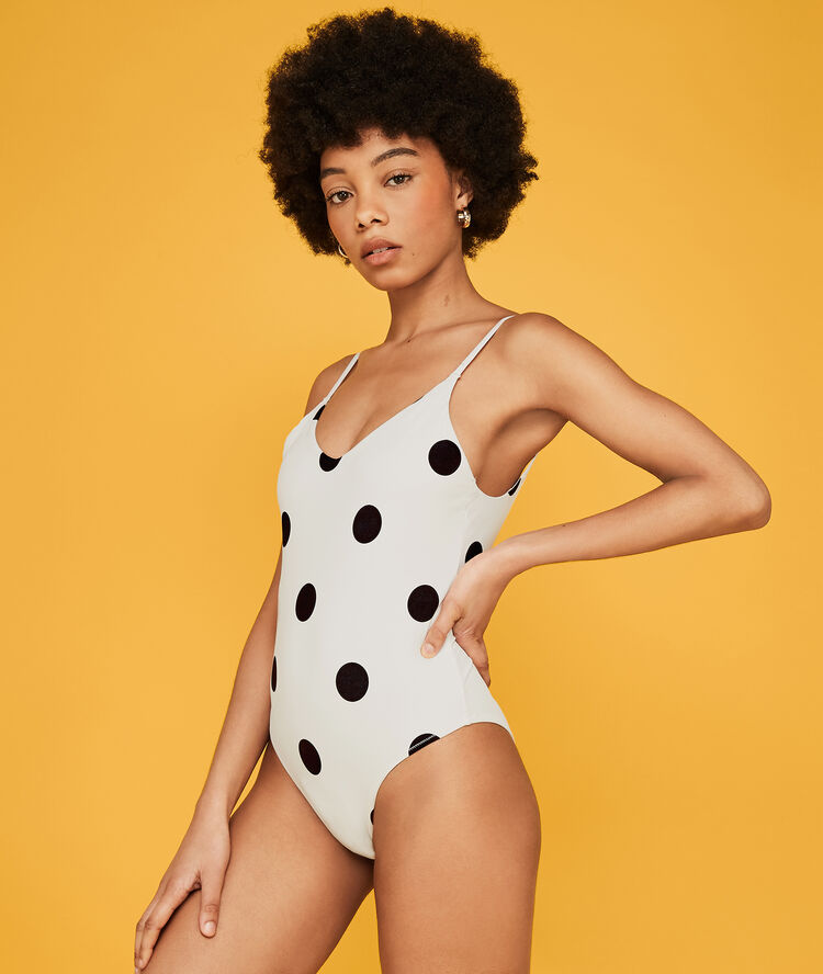 Isladottiz white one-piece swimsuit blanc.