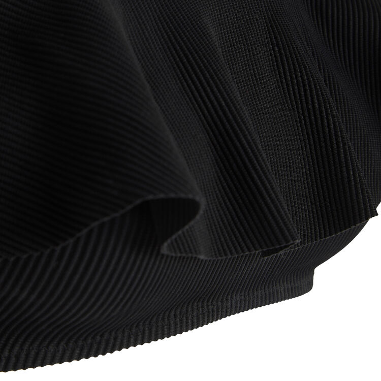 Sabliz black cold-shoulder top Sabliz black cold-shoulder top;
